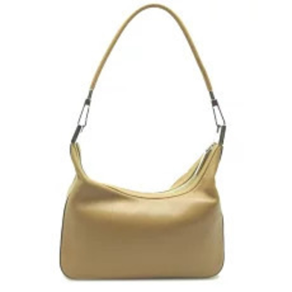 Gucci tan leather hobo shoulder bag single strap Beige